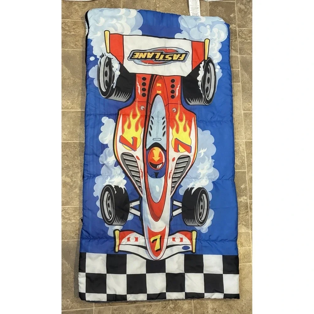 Toys R Us Race car Sleeping Bag 57X30 inches‎